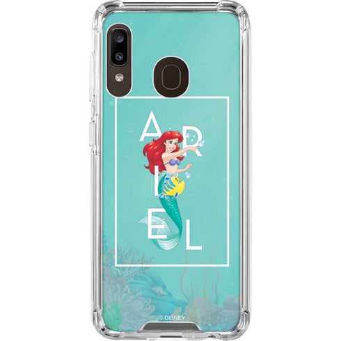 Disney Princess The Little Mermaid Galaxy A30 Clear Case