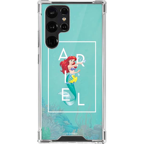 Disney Princess The Little Mermaid Galaxy S22 Ultra Clear Case