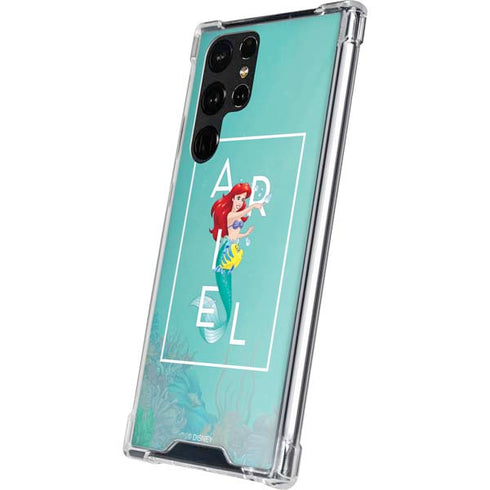 Disney Princess The Little Mermaid Galaxy S22 Ultra Clear Case