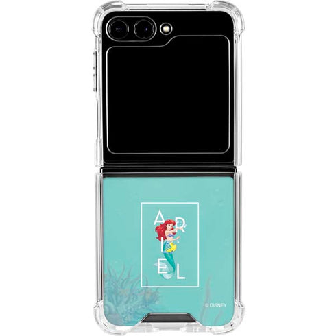 Disney Princess The Little Mermaid Galaxy Z Flip5 5G Clear Case