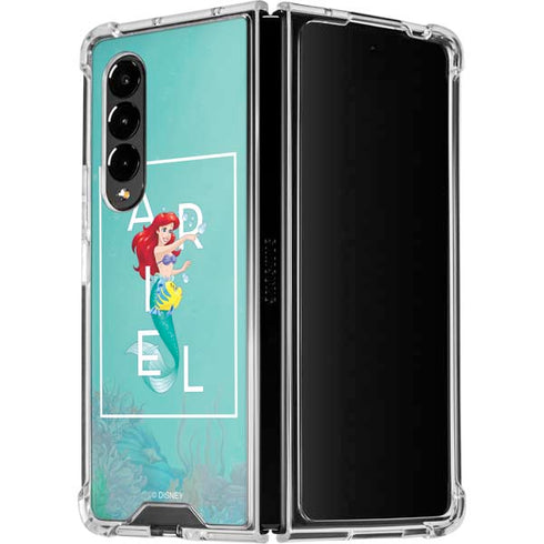Disney Princess The Little Mermaid Galaxy Z Fold4 5G Clear Case