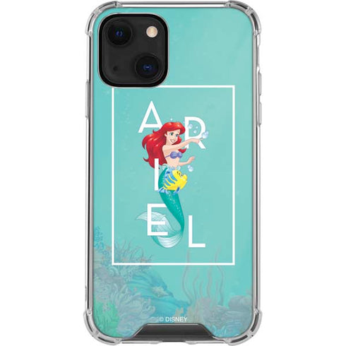 Disney Princess The Little Mermaid iPhone 14 Plus Clear Case