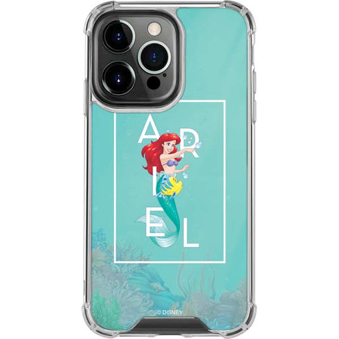 Disney Princess The Little Mermaid iPhone 14 Pro Clear Case