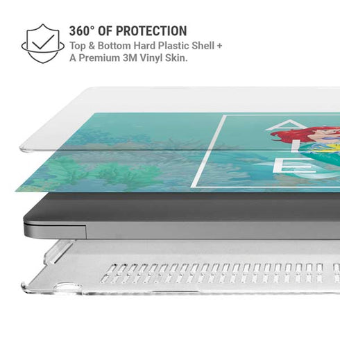 Disney Princess The Little Mermaid MacBook Pro 16in (2021-25) Case plus Skin