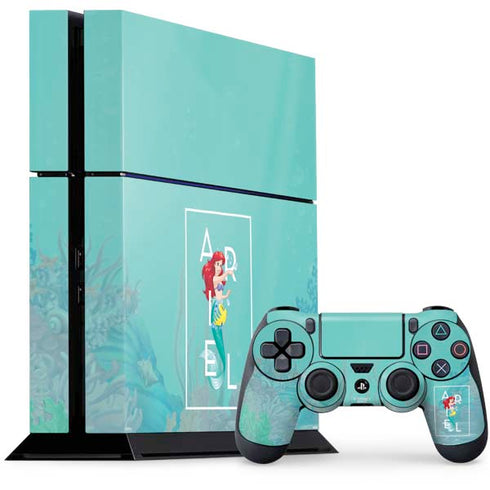 Disney Princess The Little Mermaid PS4 Console and Controller Bundle Skin
