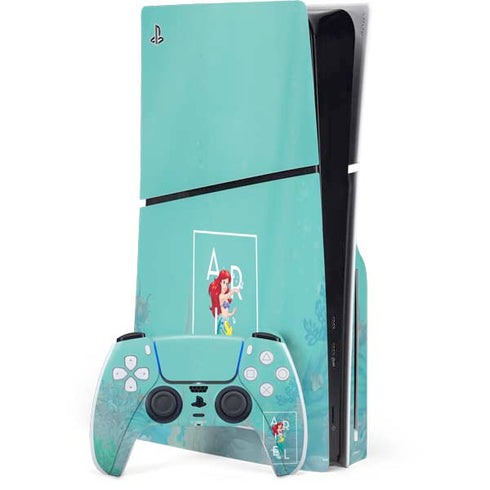 Disney Princess The Little Mermaid PS5 Slim Disk Bundle Skin