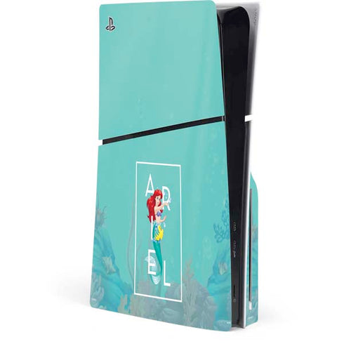 Disney Princess The Little Mermaid PS5 Slim Disk Console Skin