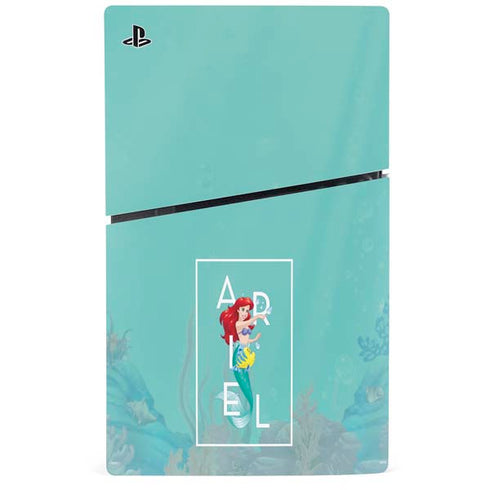 Disney Princess The Little Mermaid PS5 Slim Disk Console Skin