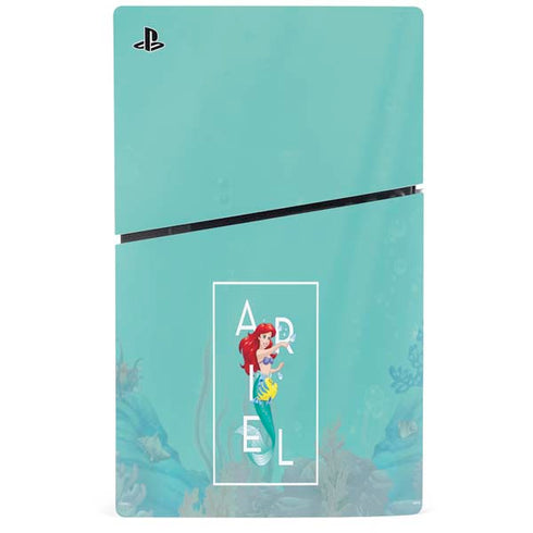 Disney Princess The Little Mermaid PS5 Slim Digital Edition Bundle Skin