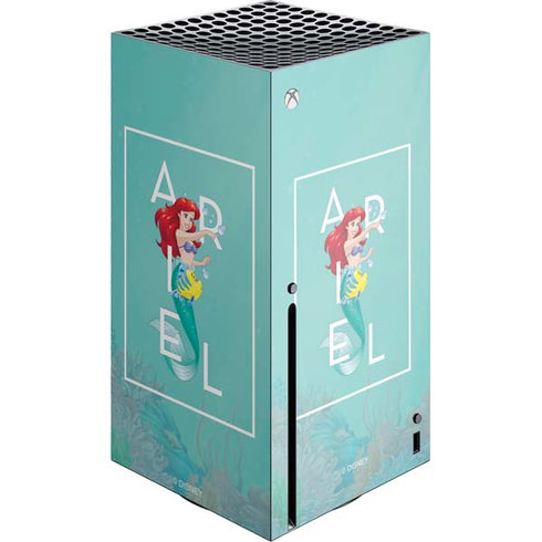 Disney Princess The Little Mermaid Xbox Series X Console Skin