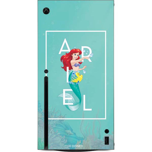 Disney Princess The Little Mermaid Xbox Series X Console Skin