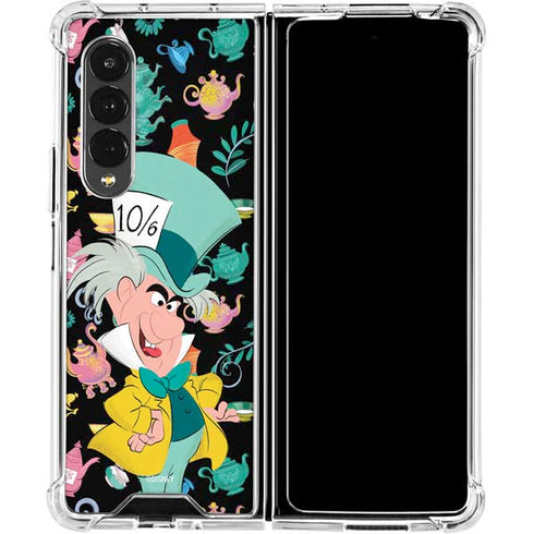 Disney Alice in Wonderland (animated) The Mad Hatter Galaxy Z Fold4 5G Clear Case