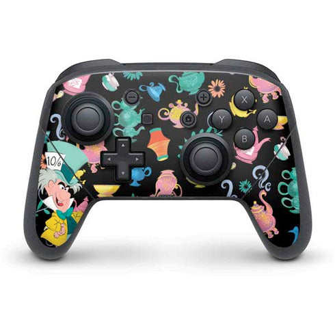 Disney Alice in Wonderland (animated) The Mad Hatter Nintendo Switch Pro Controller Skin