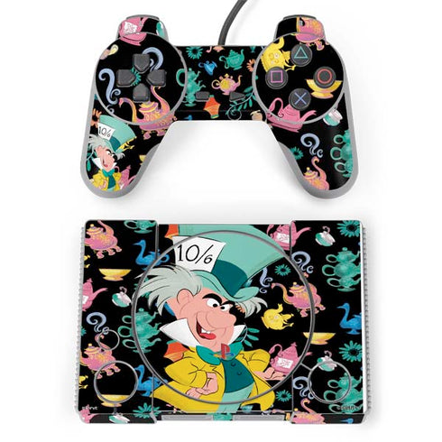 Disney Alice in Wonderland (animated) The Mad Hatter PlayStation Classic Bundle Skin