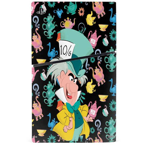 Disney Alice in Wonderland (animated) The Mad Hatter PS5 Slim Digital Edition Bundle Skin