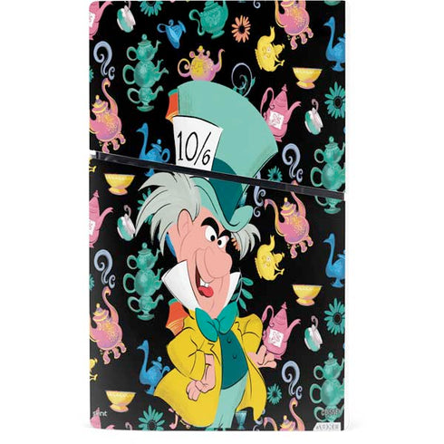 Disney Alice in Wonderland (animated) The Mad Hatter PS5 Slim Digital Edition Bundle Skin