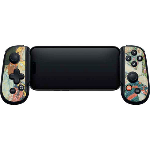 The Maiden by Klimt Backbone One for iPhone Game Controller Skin