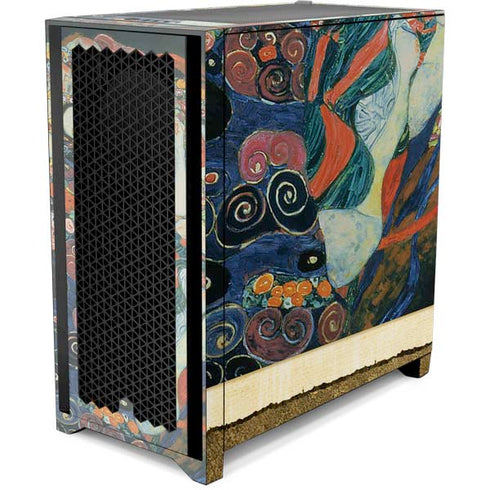 Gustav Klimt The Maiden Corsair 4000D Tempered Glass Mid-Tower ATX Case Skin
