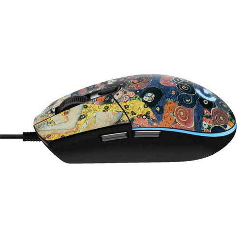 The Maiden by Klimt G203 Prodigy RGB Wired Gaming Mouse Skin