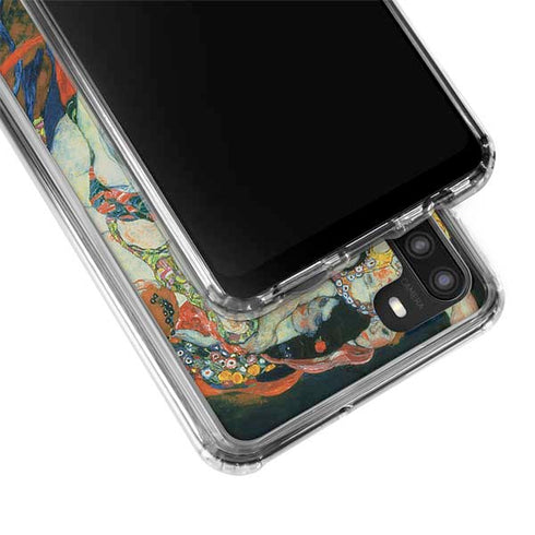 Gustav Klimt The Maiden Galaxy A21 Clear Case