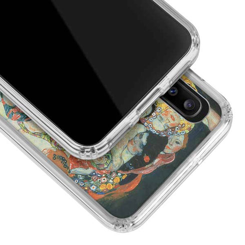 Gustav Klimt The Maiden Galaxy A30 Clear Case