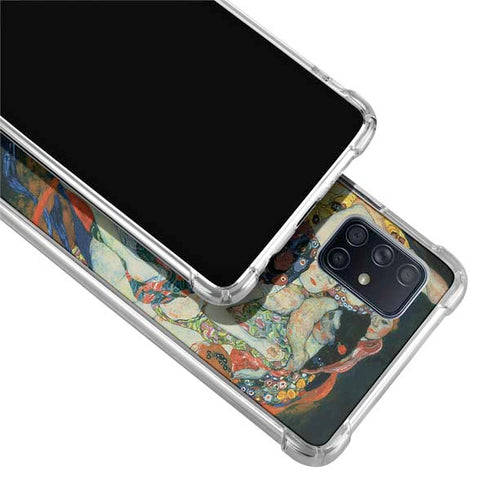Gustav Klimt The Maiden Galaxy A51 5G Clear Case