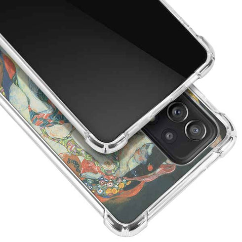 Gustav Klimt The Maiden Galaxy A72 5G Clear Case