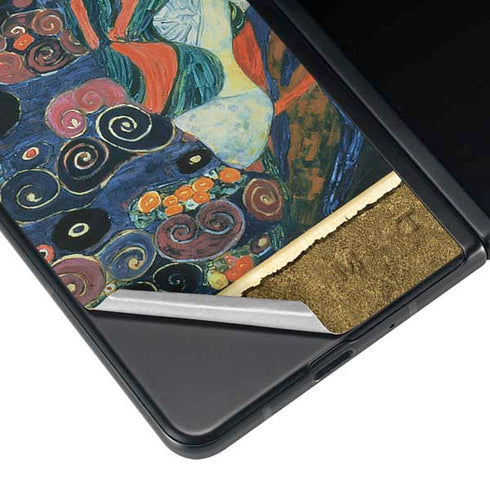 Gustav Klimt The Maiden Galaxy Z Fold3 5G Skin