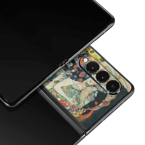 Gustav Klimt The Maiden Galaxy Z Fold3 5G Skin