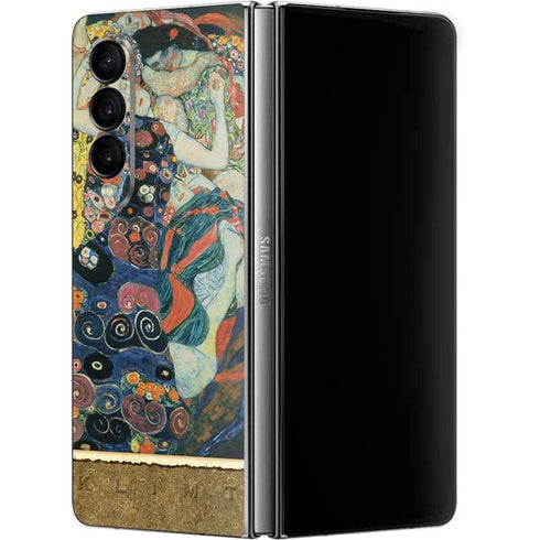 Gustav Klimt The Maiden Galaxy Z Fold4 5G Skin