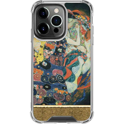 Gustav Klimt The Maiden iPhone 14 Pro Clear Case