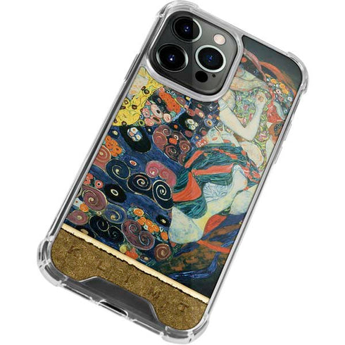 Gustav Klimt The Maiden iPhone 14 Pro Max Clear Case