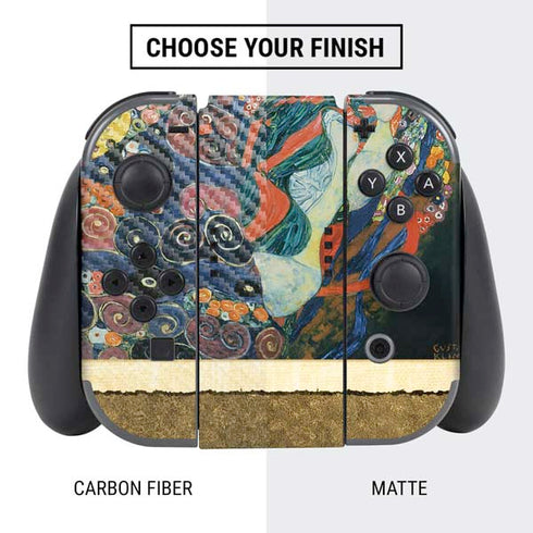 Gustav Klimt The Maiden Nintendo Switch Bundle Skin