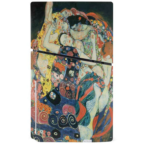 The Maiden by Klimt PS5 Slim Disk Console Skin