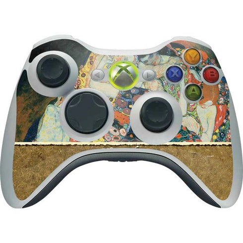 Gustav Klimt The Maiden Xbox 360 Wireless Controller Skin