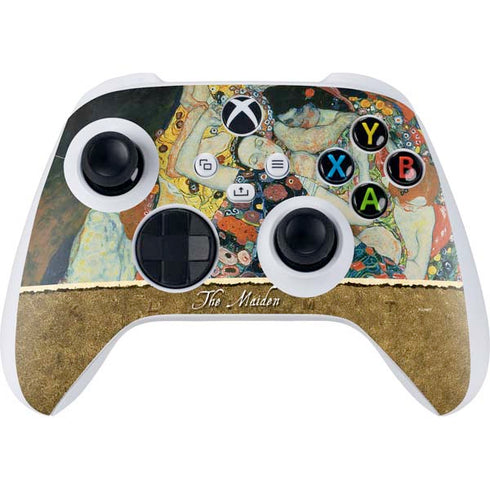 Gustav Klimt The Maiden Xbox Series S Controller Skin
