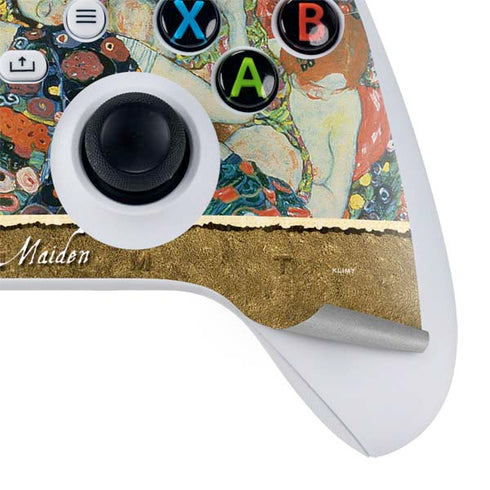 Gustav Klimt The Maiden Xbox Series S Controller Skin