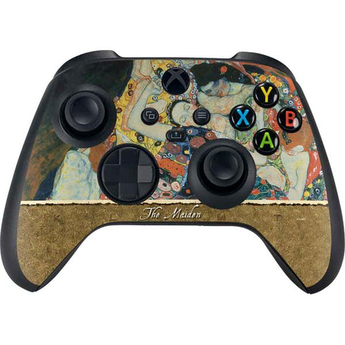 Gustav Klimt The Maiden Xbox Series X Controller Skin