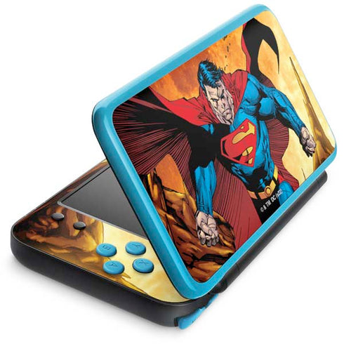 DC Comics Superman Action Pose Art By Jim Lee Nintendo 2DS XL (2017) Skin