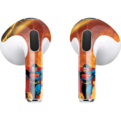 DC Comics Superman Action Pose Art By Jim Lee Apple AirPods (3rd Gen 2021) Skin