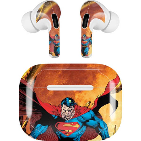 DC Comics Superman Action Pose Art By Jim Lee Apple AirPods Pro Skin