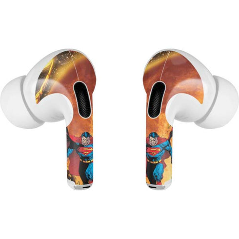 DC Comics Superman Action Pose Art By Jim Lee Apple AirPods Pro Skin