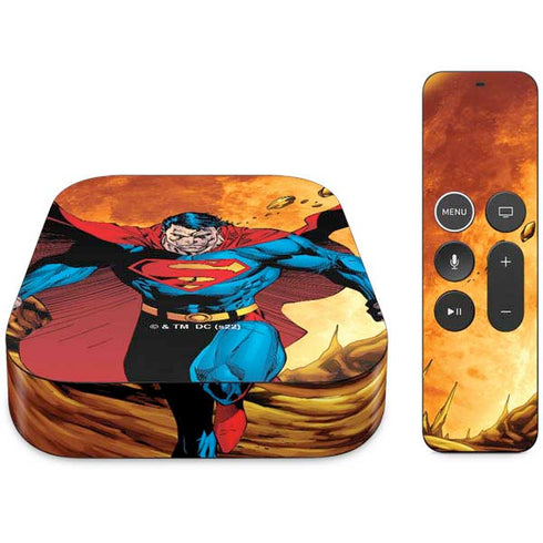 DC Comics Superman Action Pose Art By Jim Lee Apple TV Skin
