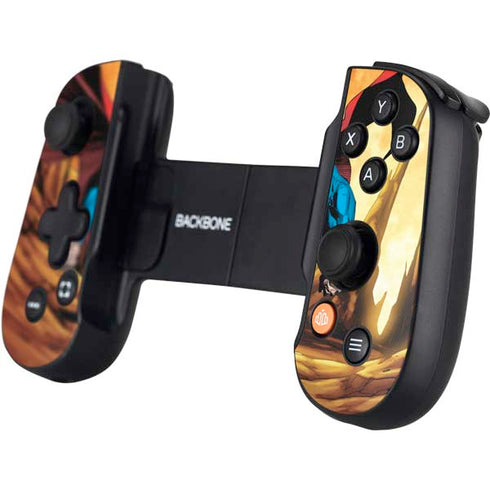 DC Comics Superman Action Pose Art By Jim Lee Backbone One for iPhone Game Controller Skin