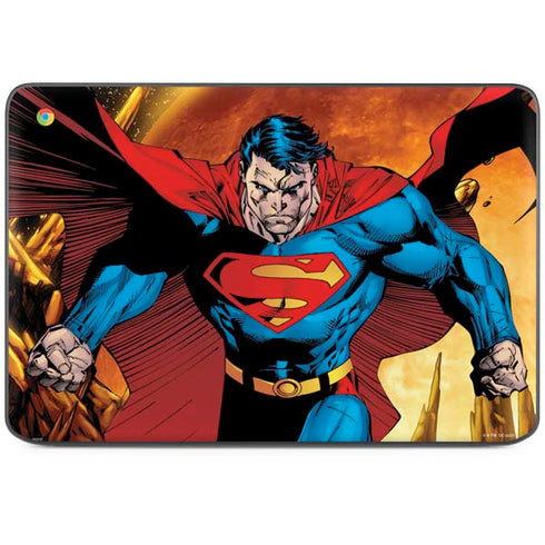 DC Comics Superman Action Pose Art By Jim Lee HP Chromebook Skin