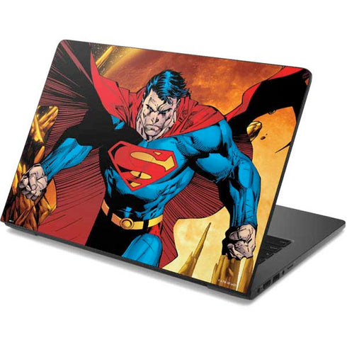 DC Comics Superman Action Pose Art By Jim Lee Dell Chromebook Skin