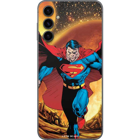 DC Comics Superman Action Pose Art By Jim Lee Galaxy A14 5G Skin