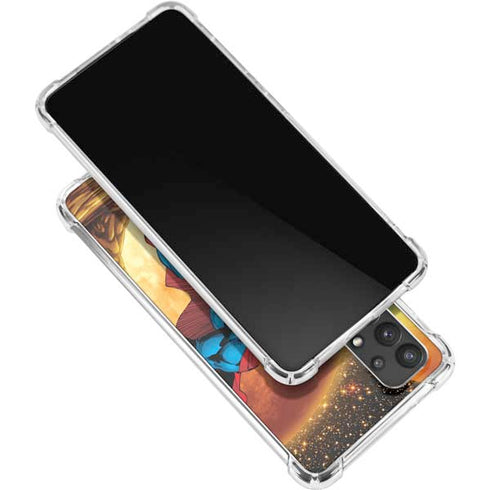 DC Comics Superman Action Pose Art By Jim Lee Galaxy A32 5G Clear Case