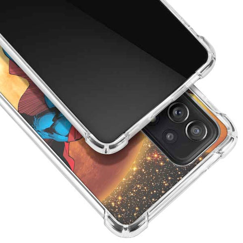 DC Comics Superman Action Pose Art By Jim Lee Galaxy A52 5G Clear Case