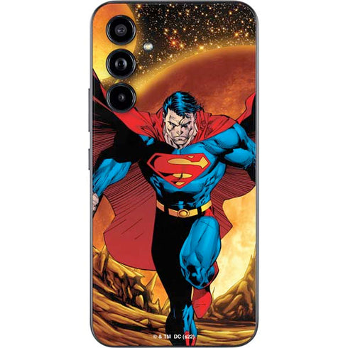 DC Comics Superman Action Pose Art By Jim Lee Galaxy A54 5G Skin